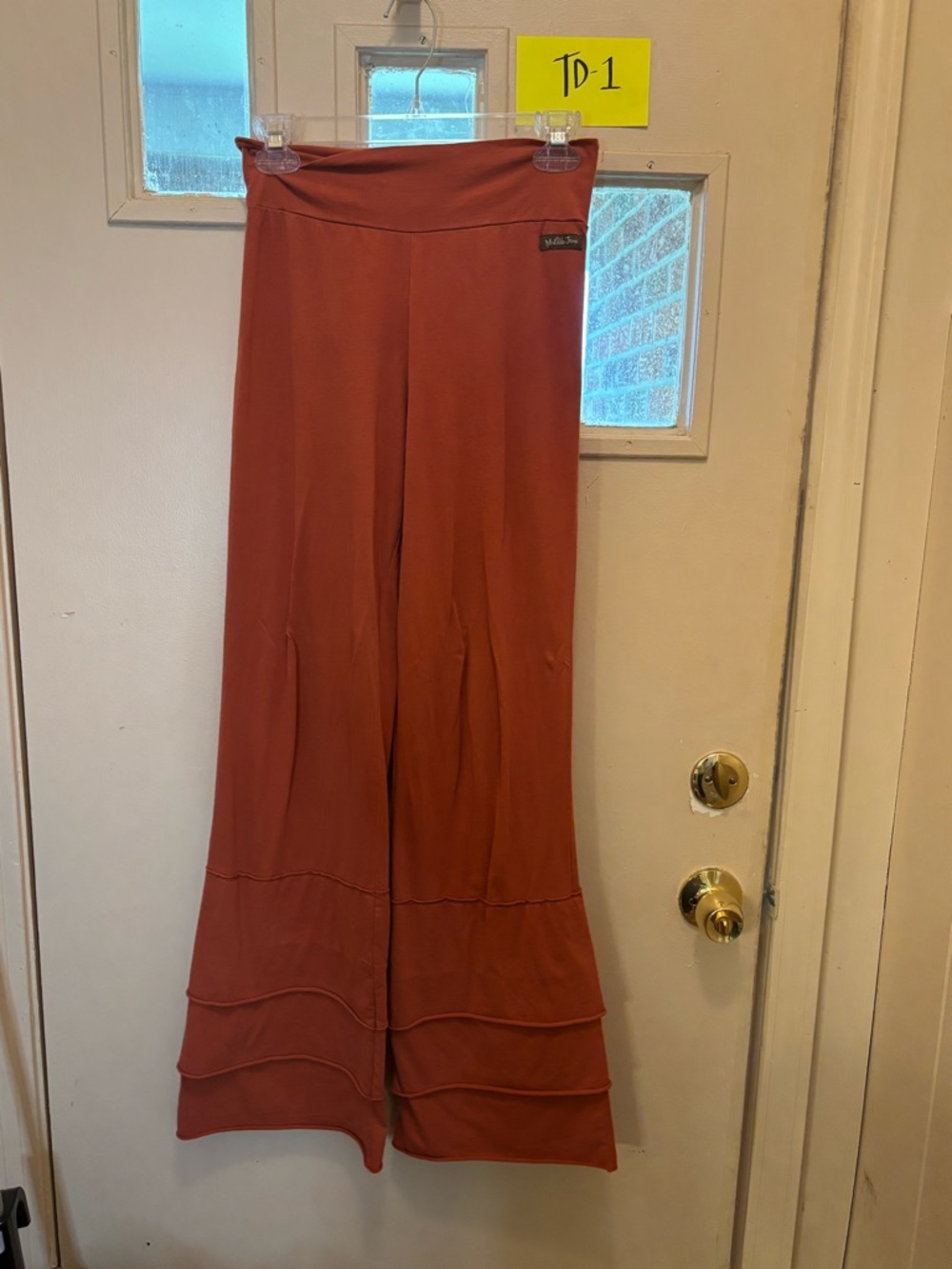 Matilda Jane Rust Orange Finn flare pants small